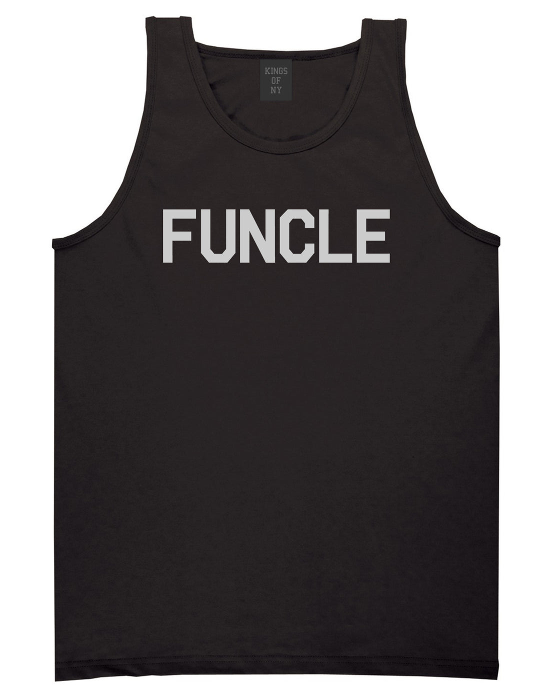 Funcle Fun Funny Uncle Mens Tank Top T-Shirt Black