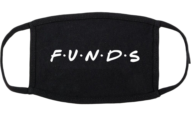 Funds Friends Cotton Face Mask Black