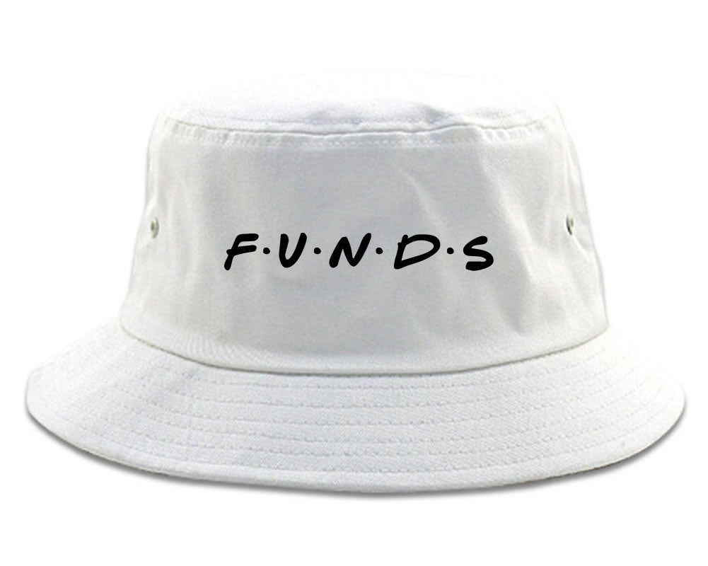 Funds Friends Mens Snapback Hat White