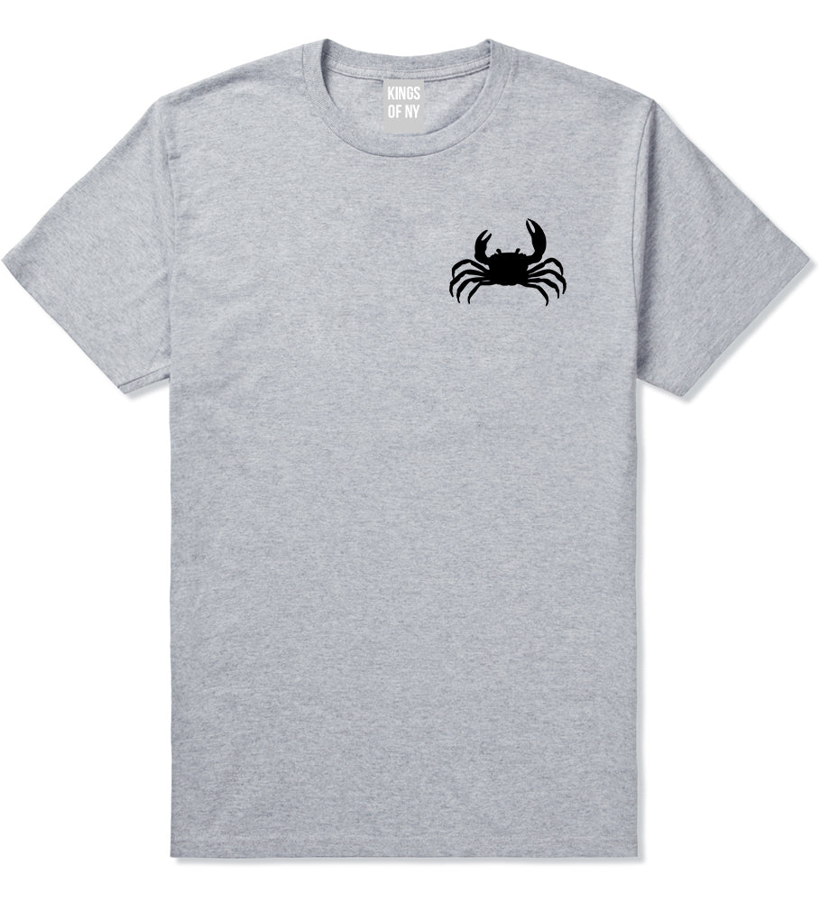 Funny Crab Chest Grey T-Shirt by Kings Of NY