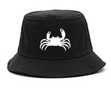 Funny Crab Chest Bucket Hat Black