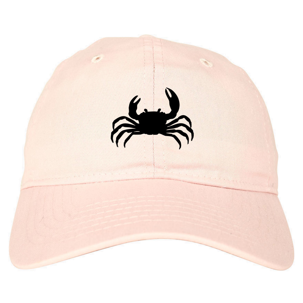 Funny Crab Chest Dad Hat Baseball Cap Pink