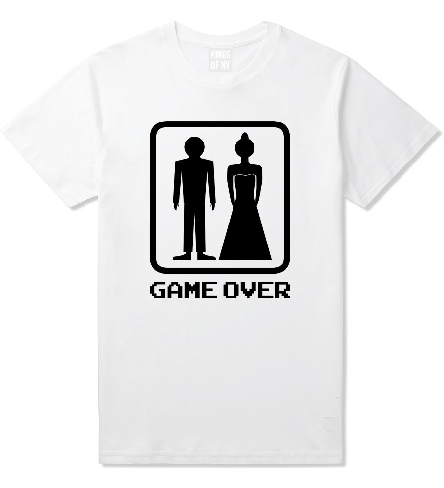 Game Over Funny Wedding Mens T Shirt White