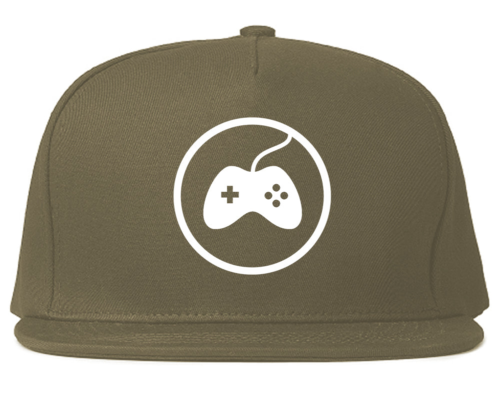 Gaming_Game_Controller Grey Snapback Hat