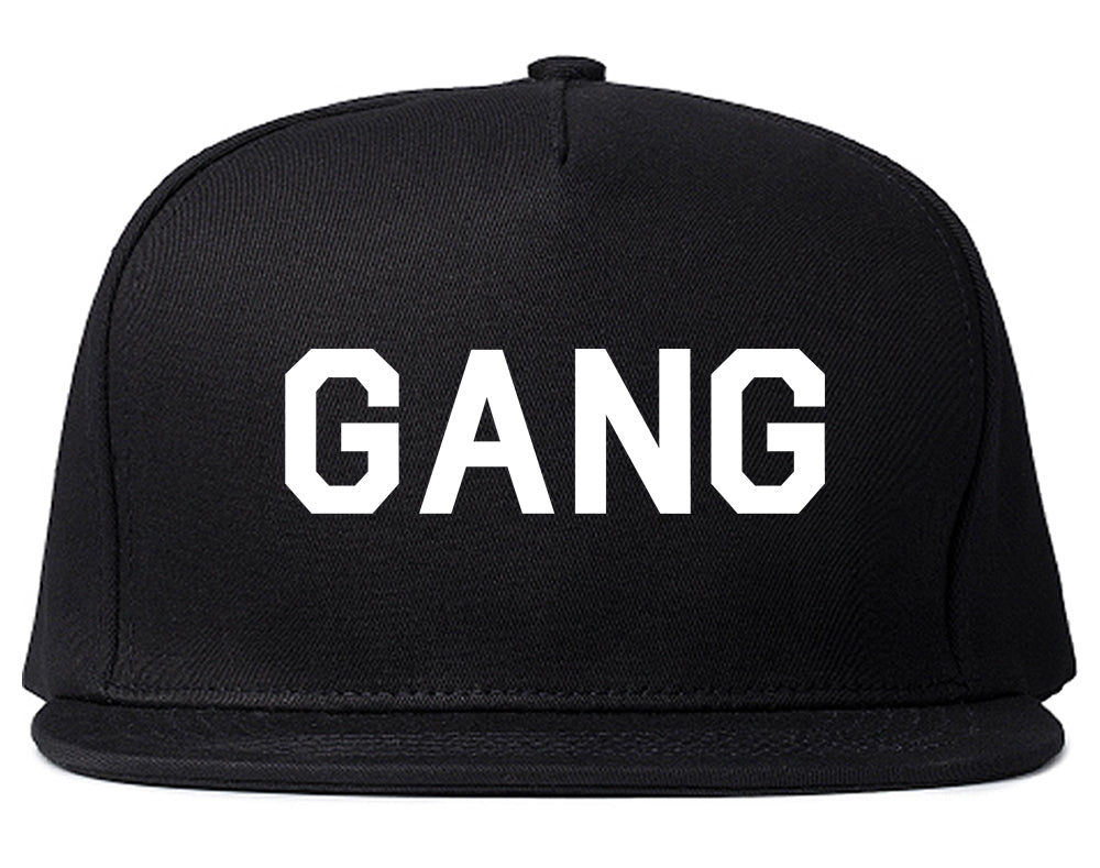 Gang_Squad Black Snapback Hat