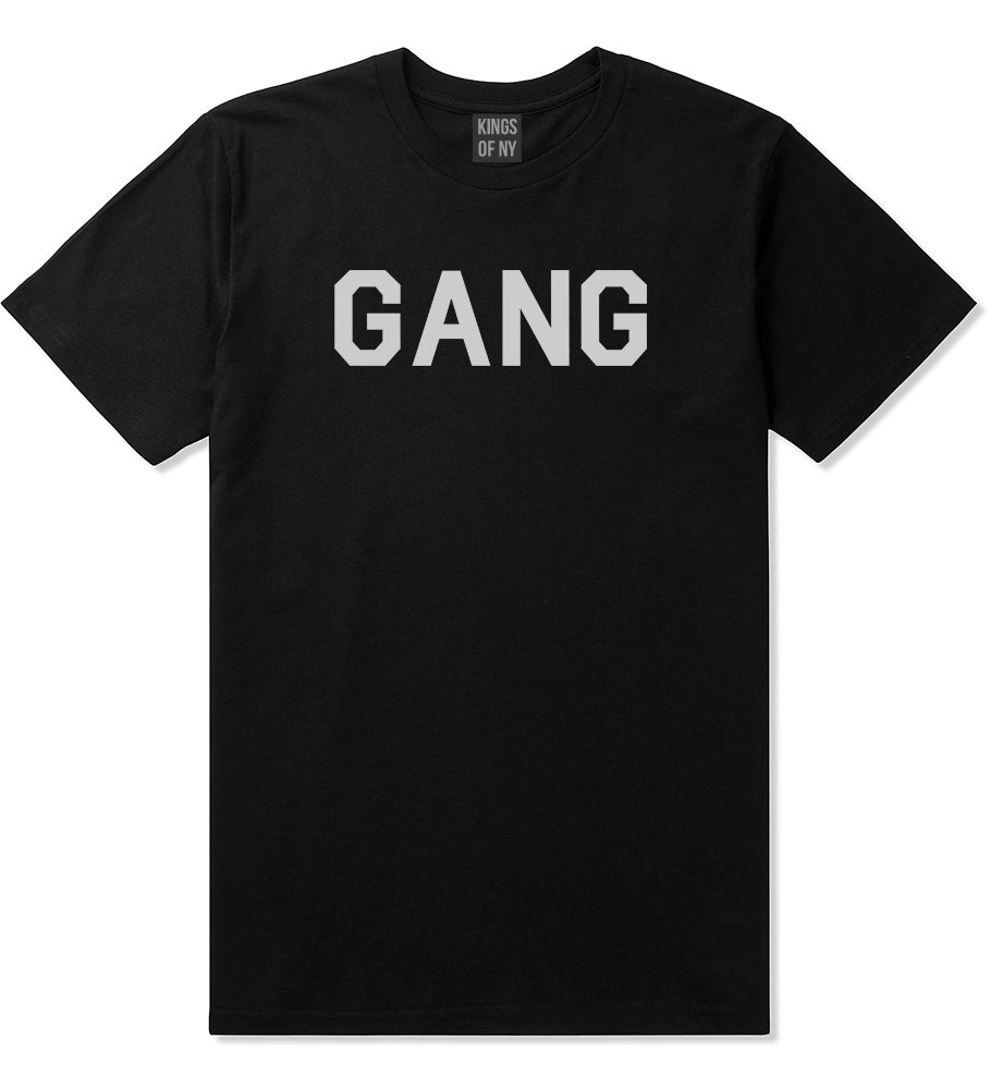 Gang Squad Mens Black T-Shirt by KINGS OF NY