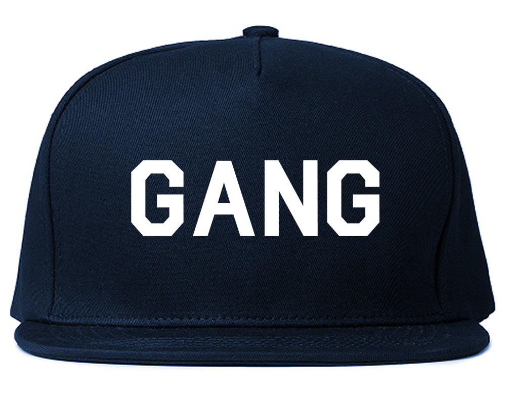 Gang_Squad Navy Blue Snapback Hat