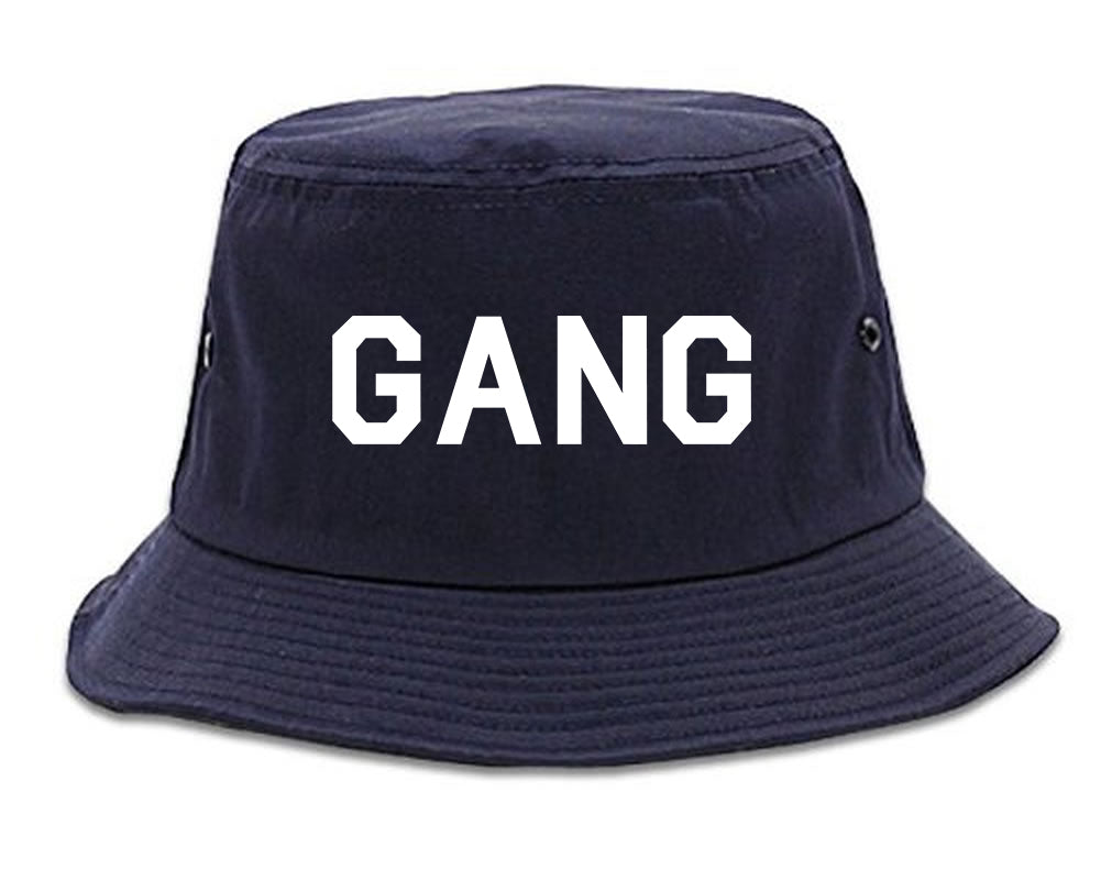 Gang_Squad Navy Blue Bucket Hat