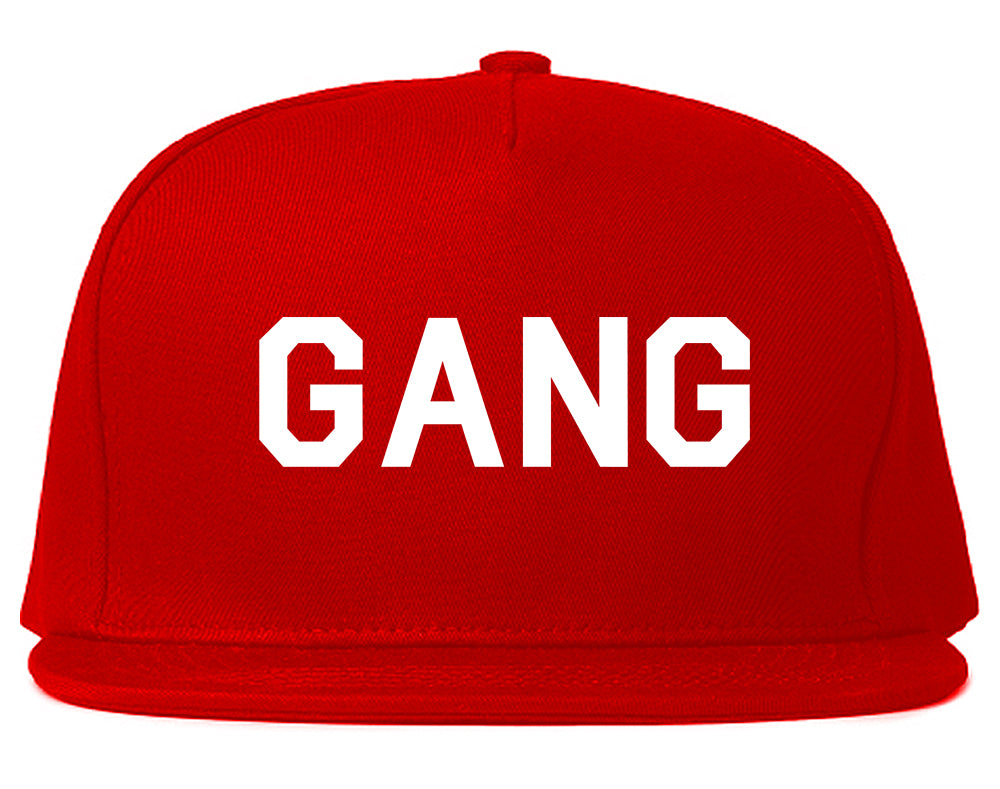 Gang_Squad Red Snapback Hat