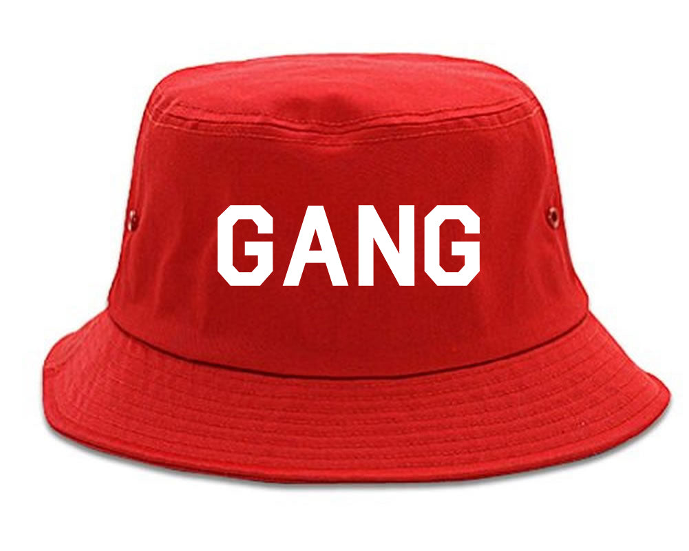 Gang_Squad Red Bucket Hat