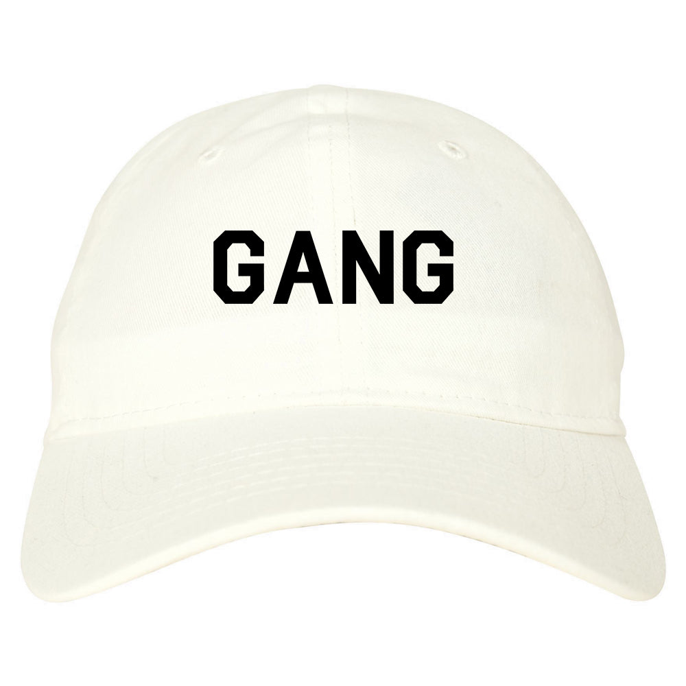 Gang_Squad White Dad Hat