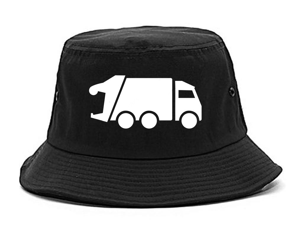 Garbage_Truck Black Bucket Hat