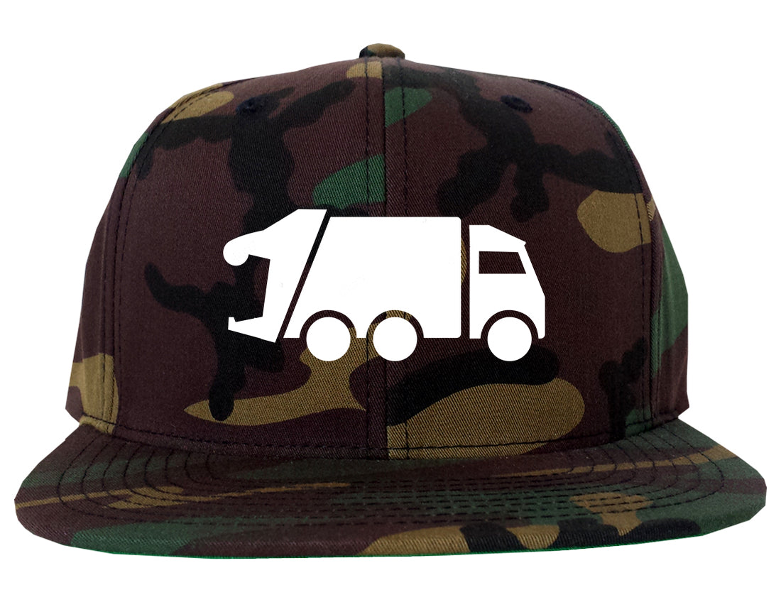 Garbage_Truck Camo Snapback Hat