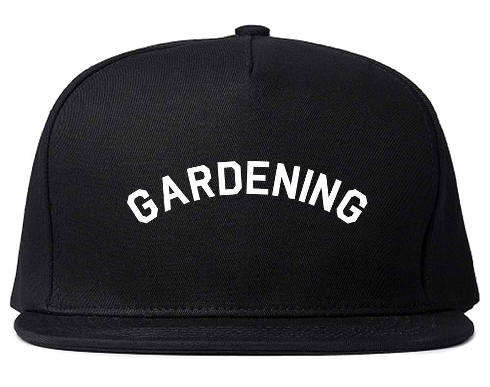 Gardening_Garden Black Snapback Hat