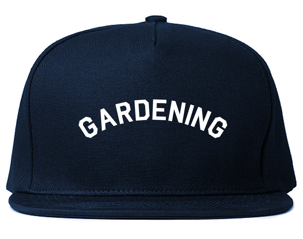 Gardening_Garden Navy Blue Snapback Hat