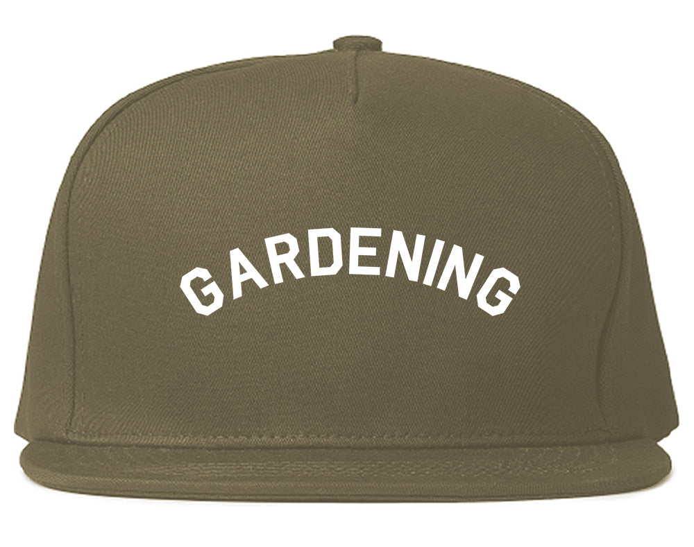 Gardening_Garden Grey Snapback Hat