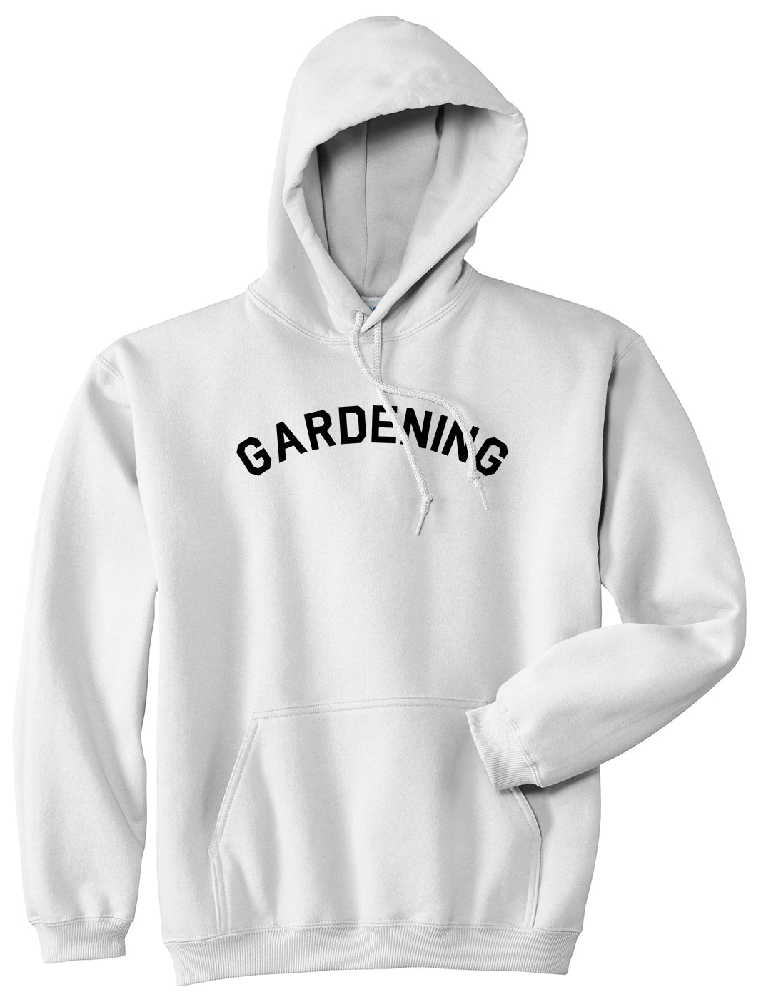 Gardening Garden Mens White Pullover Hoodie by KINGS OF NY