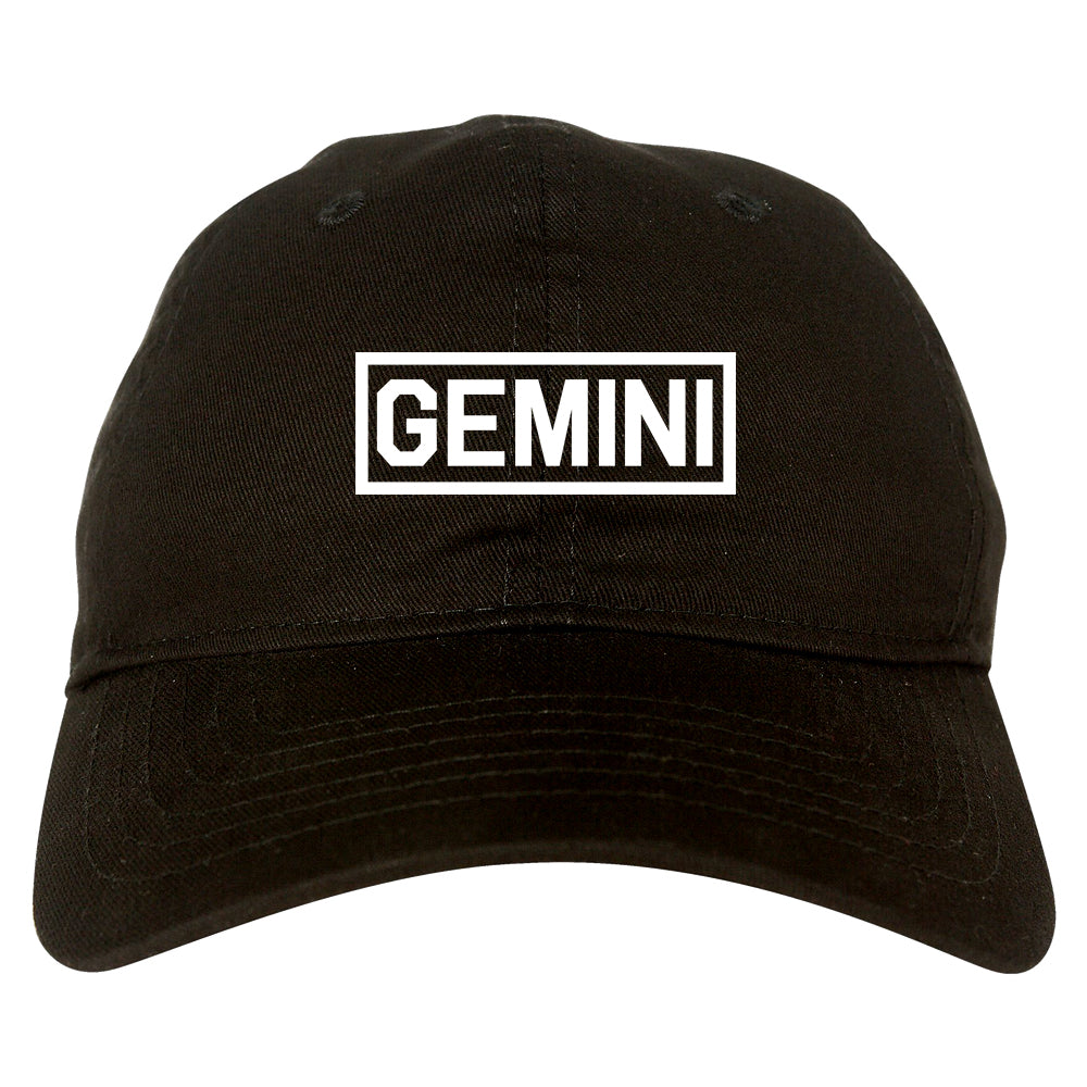 Gemini_Horoscope_Sign Black Dad Hat