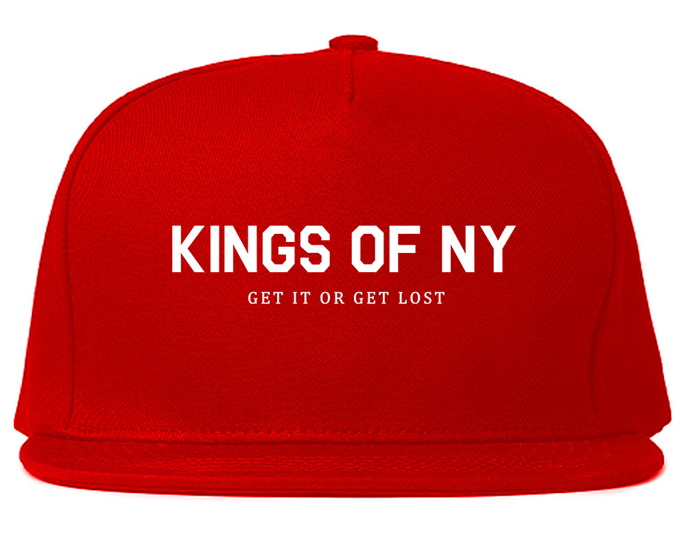 Get It Or Get Lost Mens Snapback Hat Red