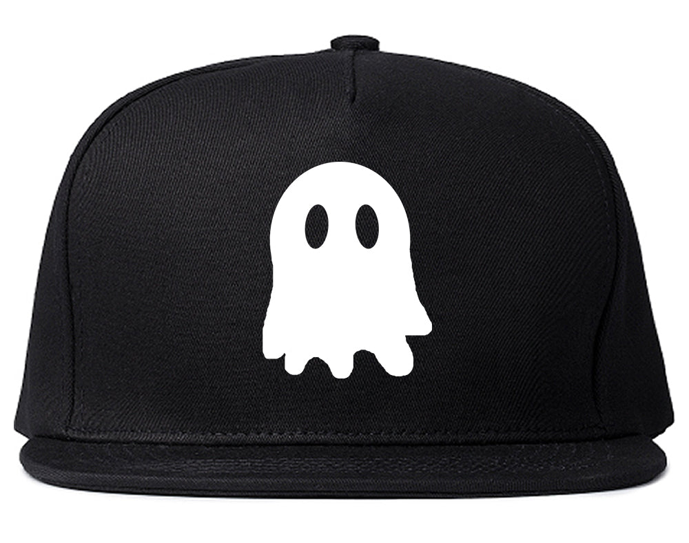 Ghost Black Snapback Hat