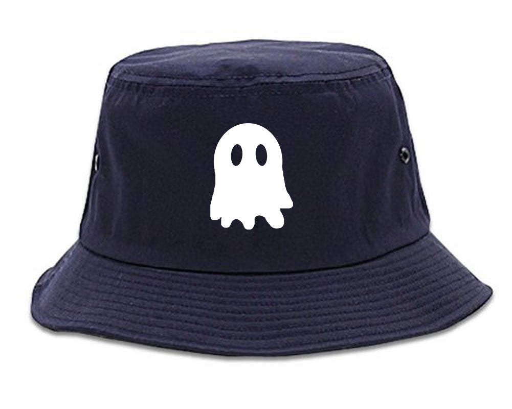 Ghost Navy Blue Bucket Hat