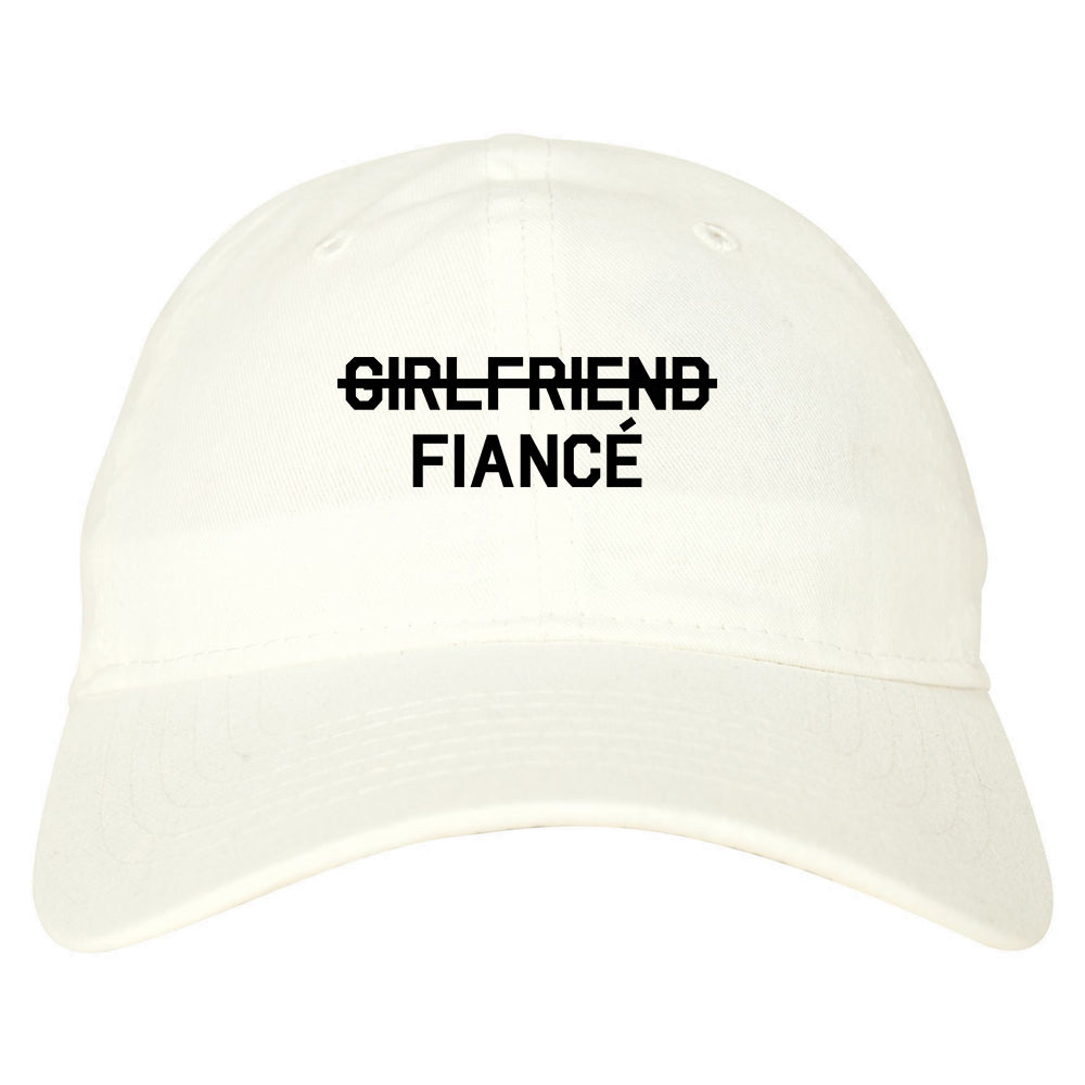 Girlfriend_Fiance_Engagement White Dad Hat