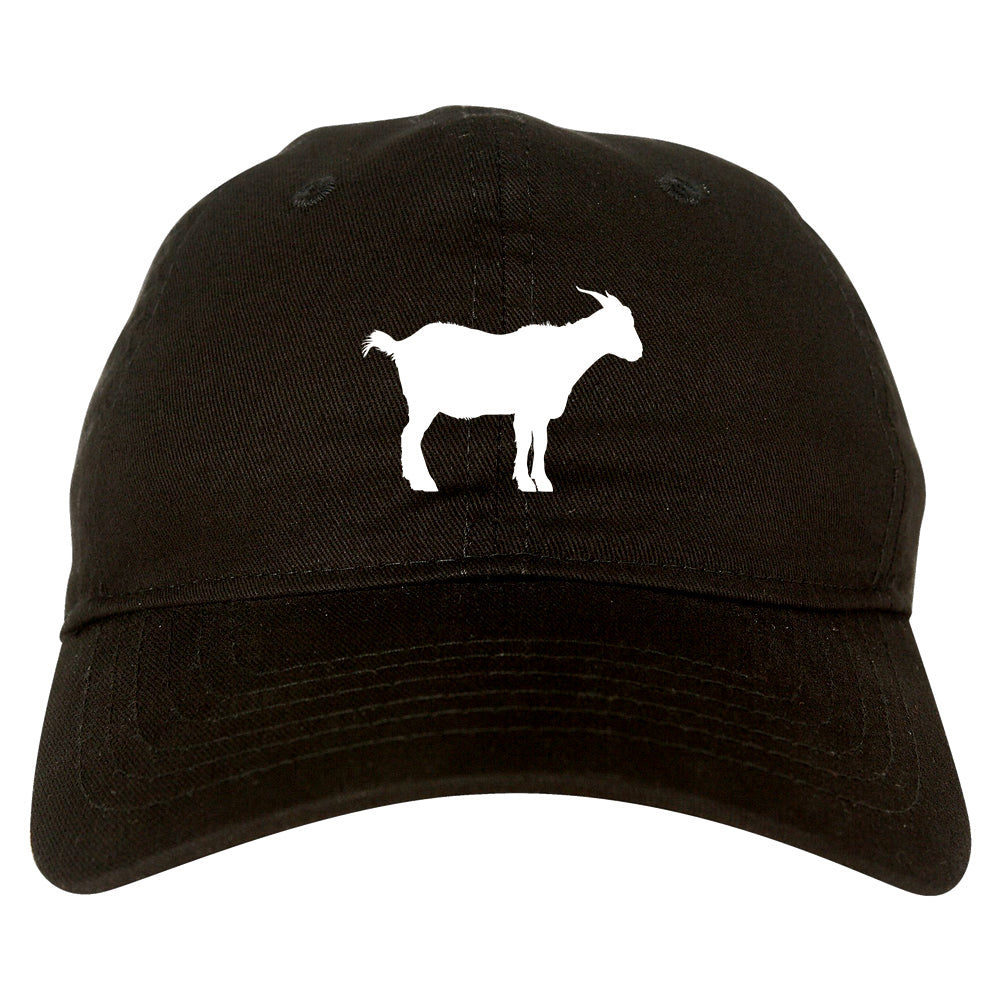 Goat_Animal Black Dad Hat