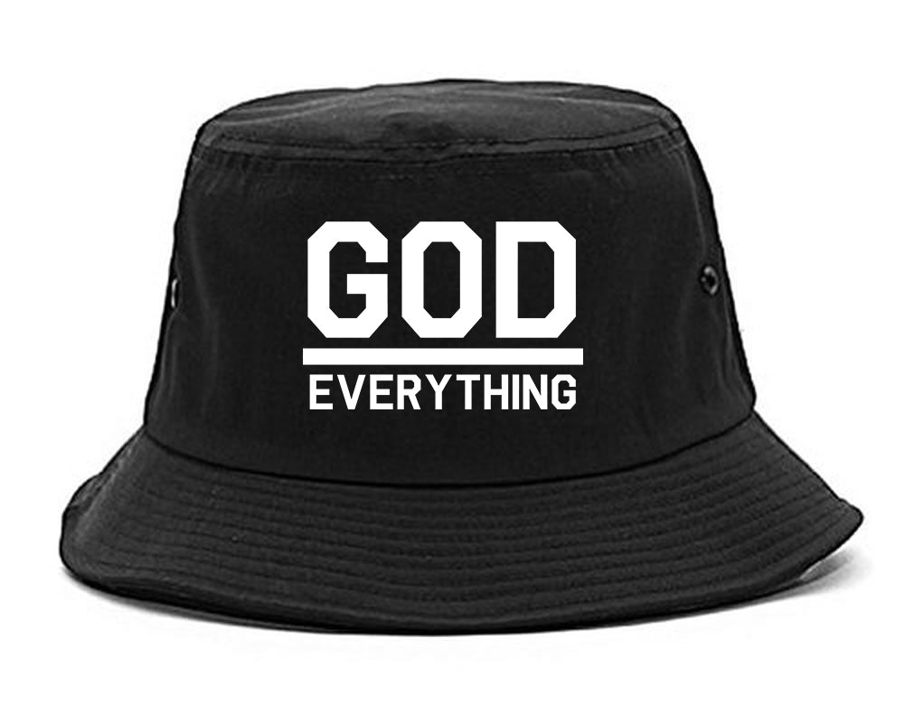 God Over Everything Mens Snapback Hat Black