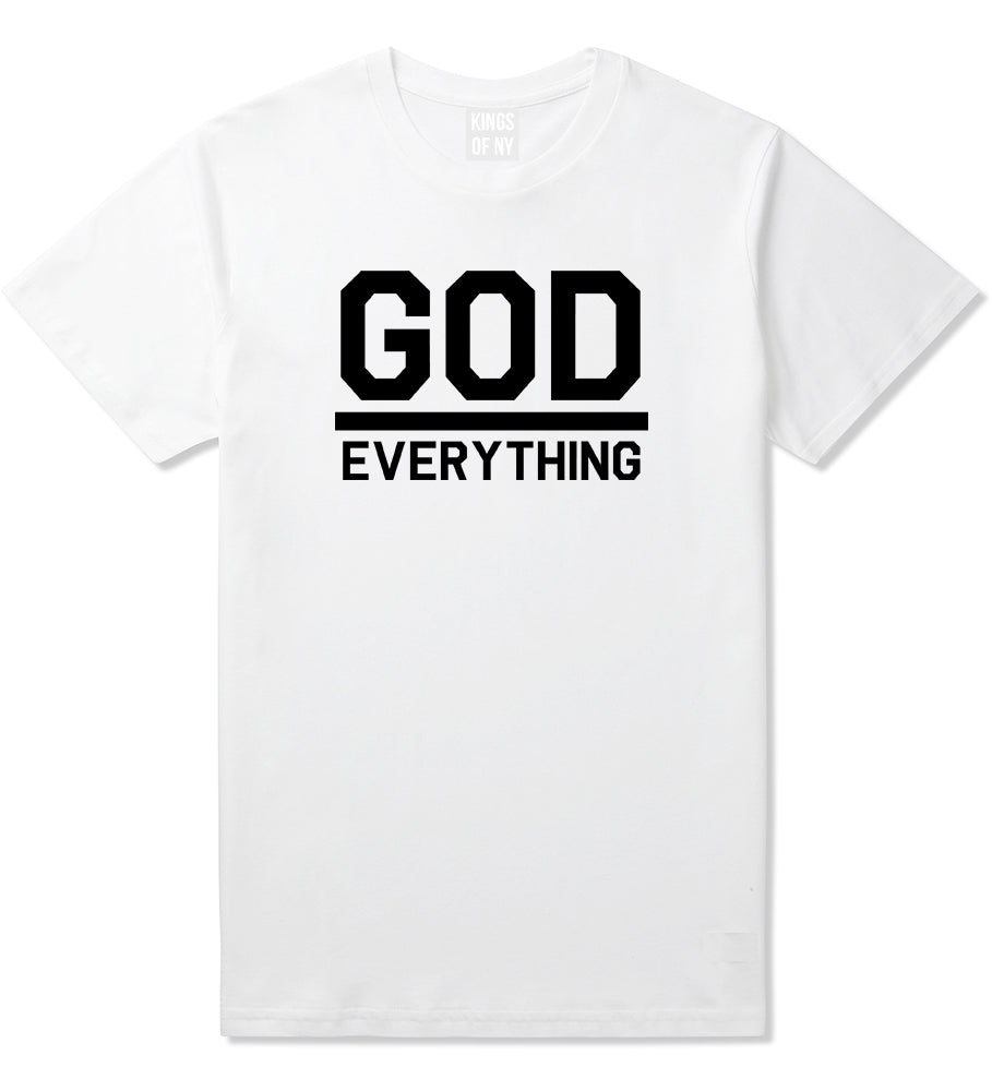 God Over Everything Mens T Shirt White