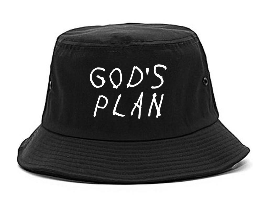 Gods Plan Mens Snapback Hat Black