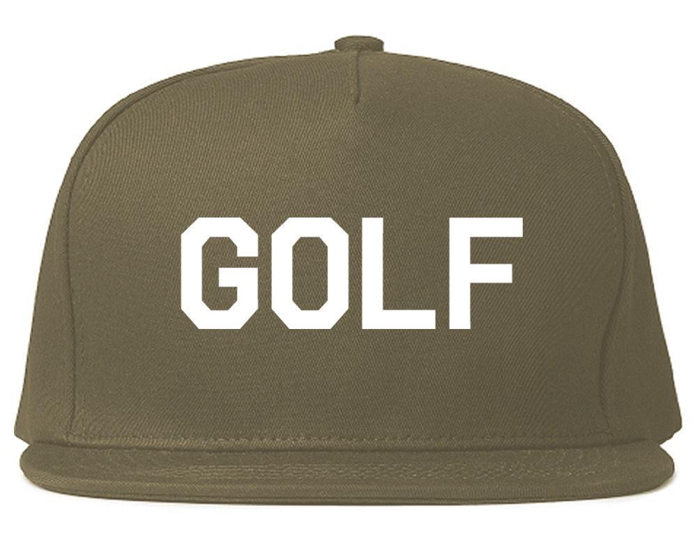 Golf_Sport Grey Snapback Hat