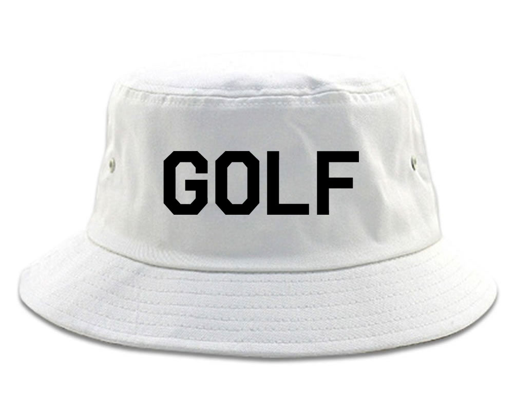Golf_Sport White Bucket Hat
