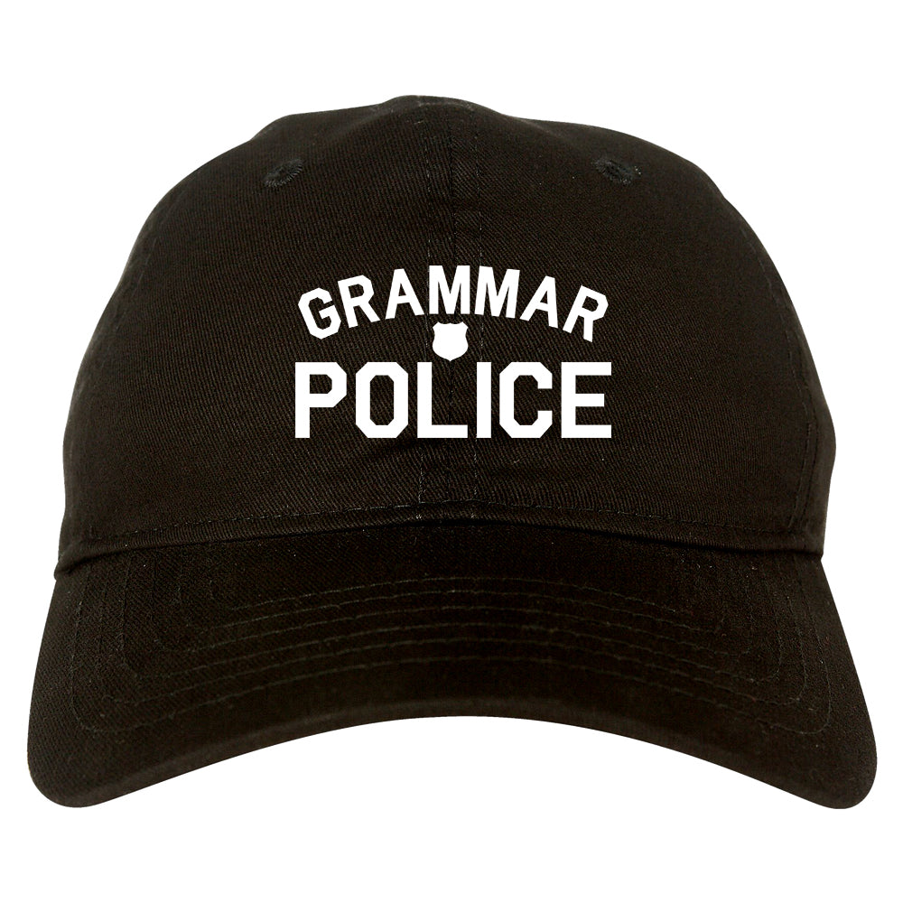 Grammar_Police_Gag Black Dad Hat