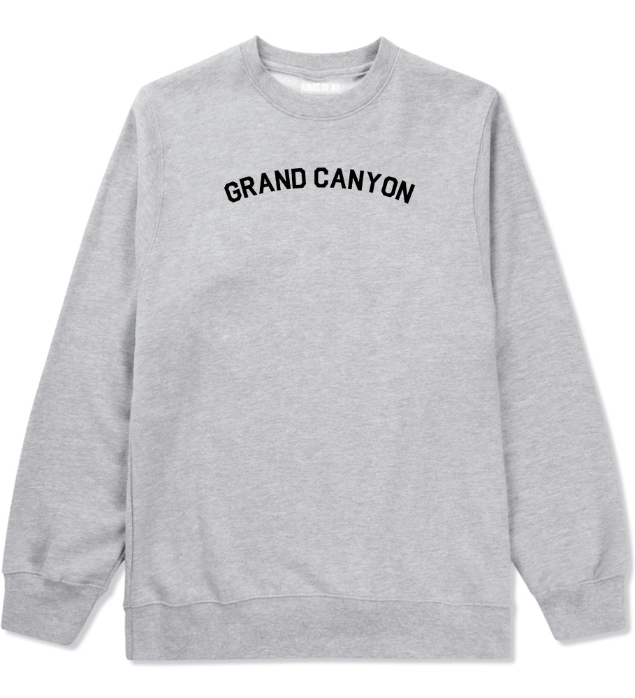 Grand Canyon Mens Grey Crewneck Sweatshirt by KINGS OF NY