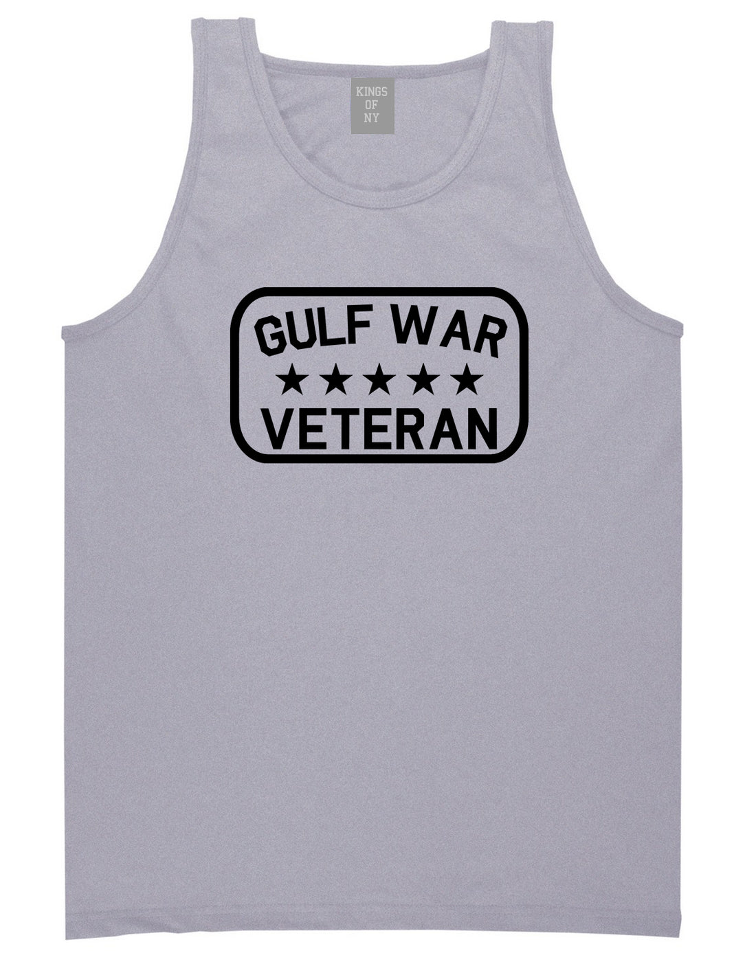 Gulf War Veteran Mens Tank Top Shirt Grey