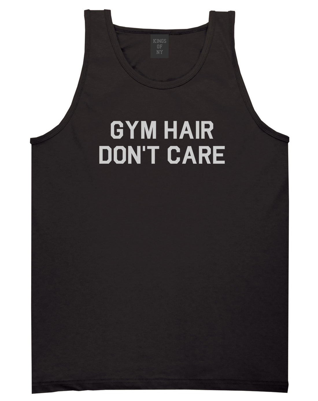 Gym Hair Dont Care Mens Tank Top Shirt Black