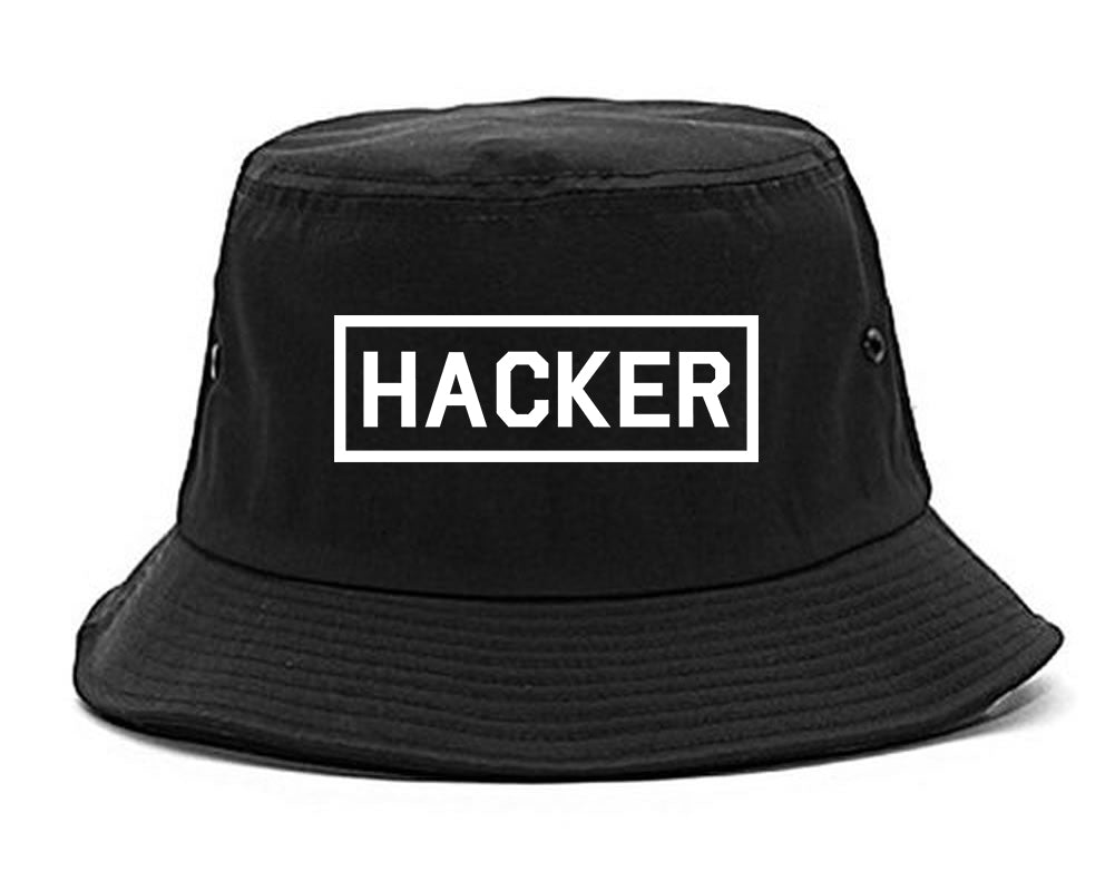 Hacker Computer Programmer Mens Snapback Hat Black