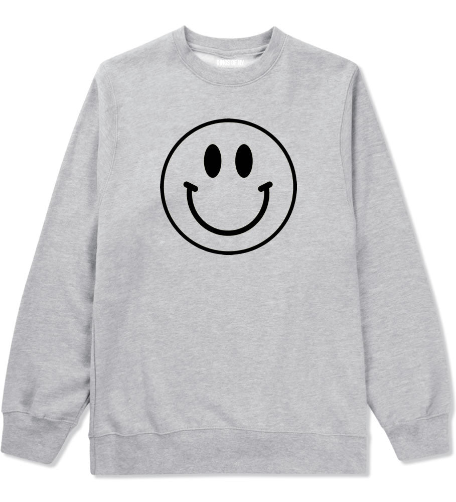 Happy Face Smiley Emoji Crewneck Sweatshirt