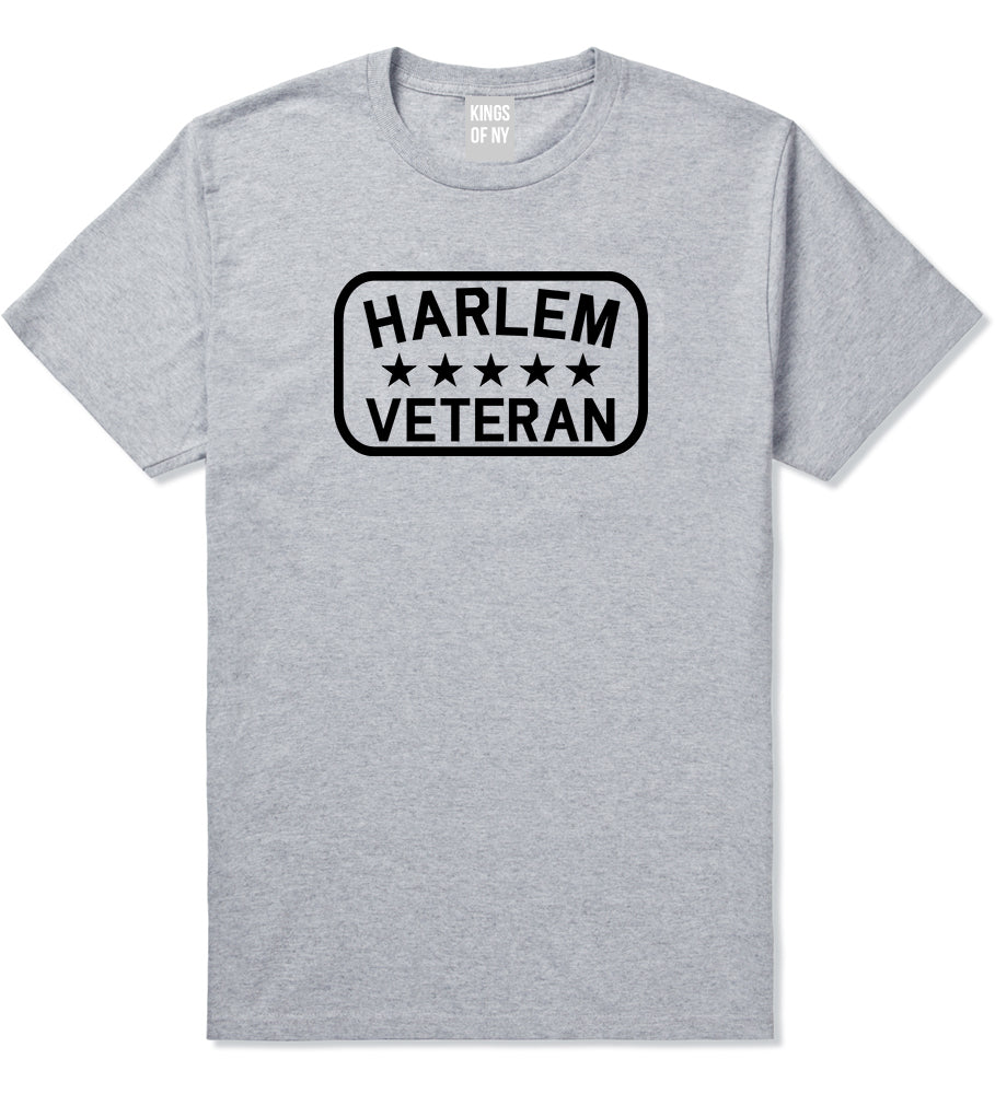 Harlem Veteran Mens T Shirt Grey
