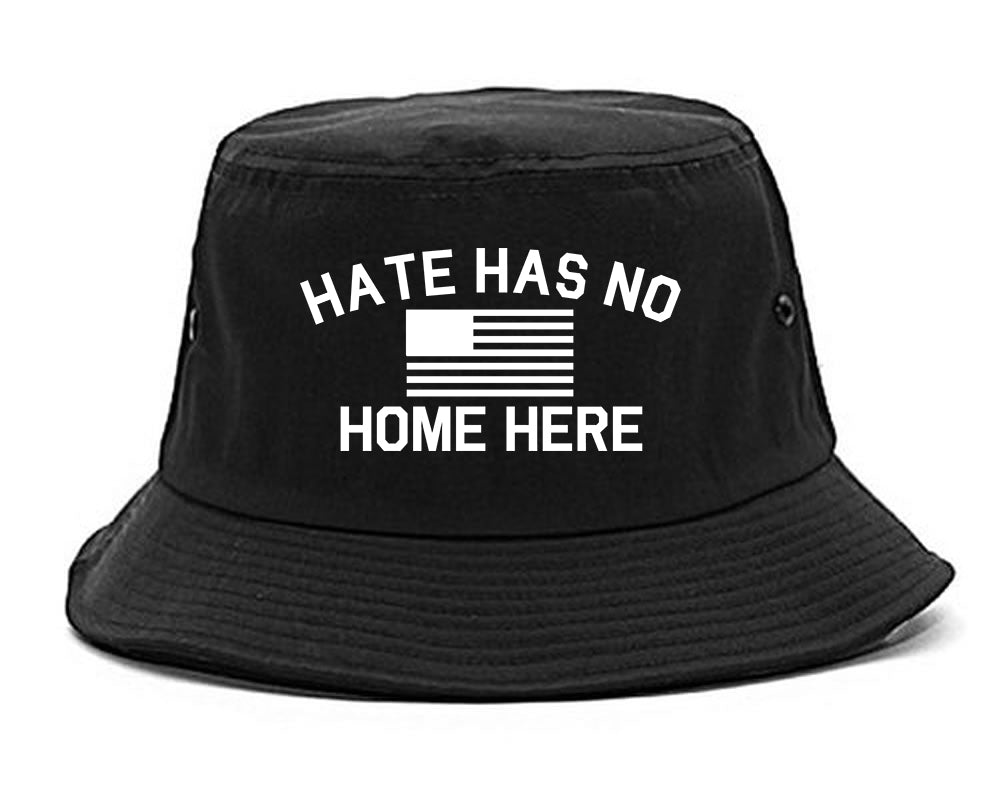 Hate Has No Home Here America Flag Mens Snapback Hat Black