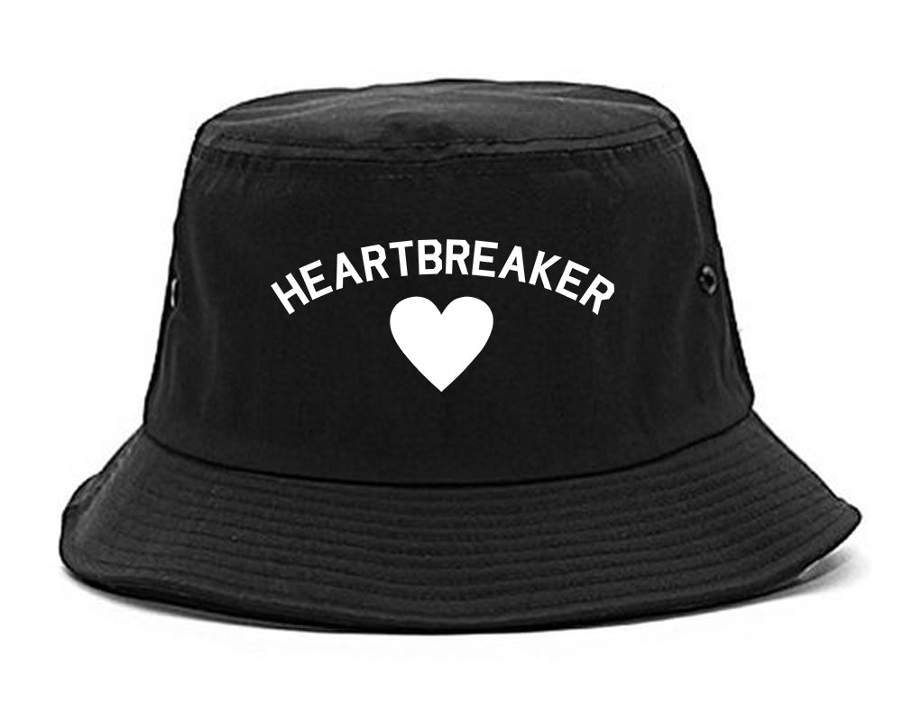 Heartbreaker Valentines Day Mens Snapback Hat Black