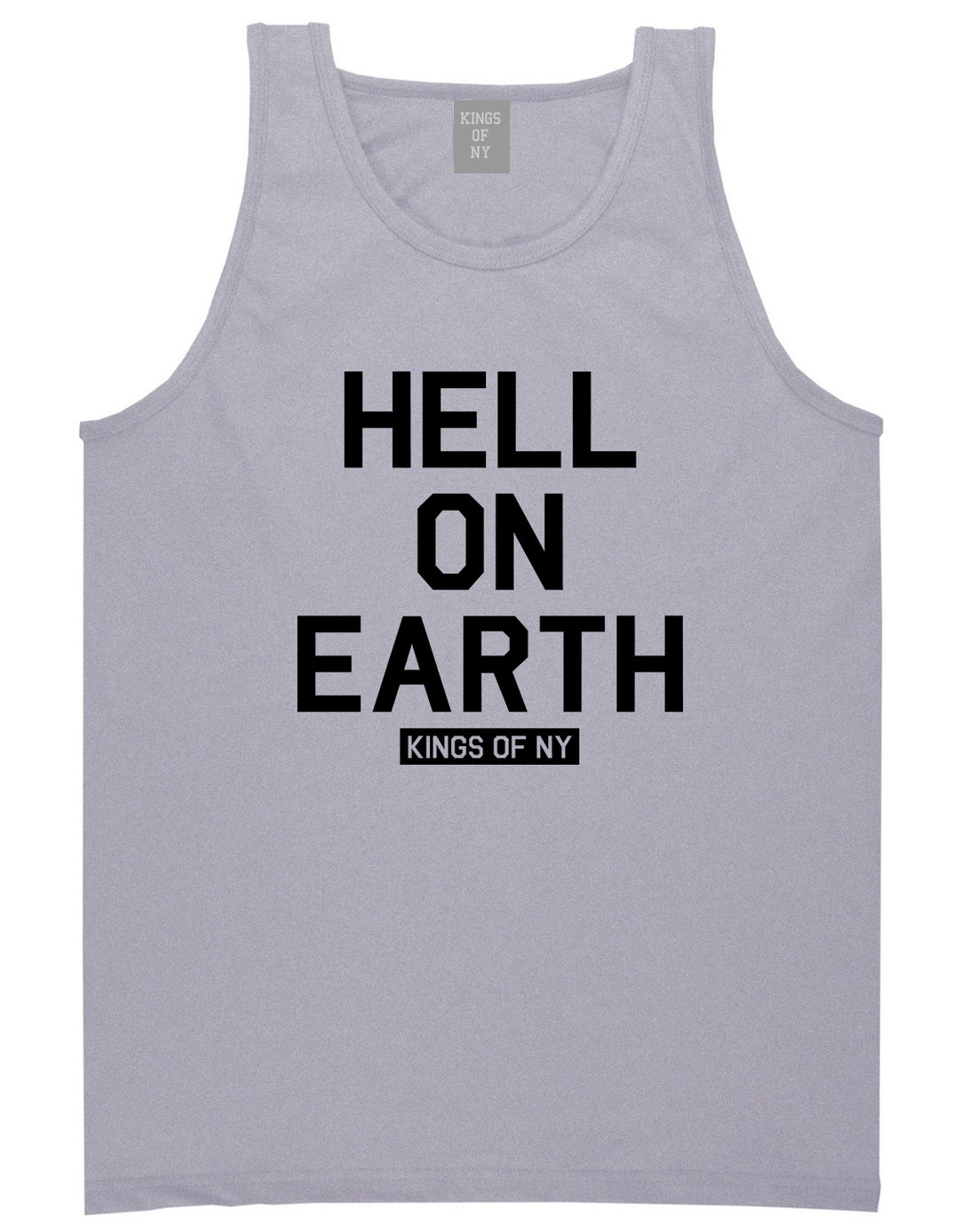 Hell On Earth Mobb Mens Tank Top Shirt Grey