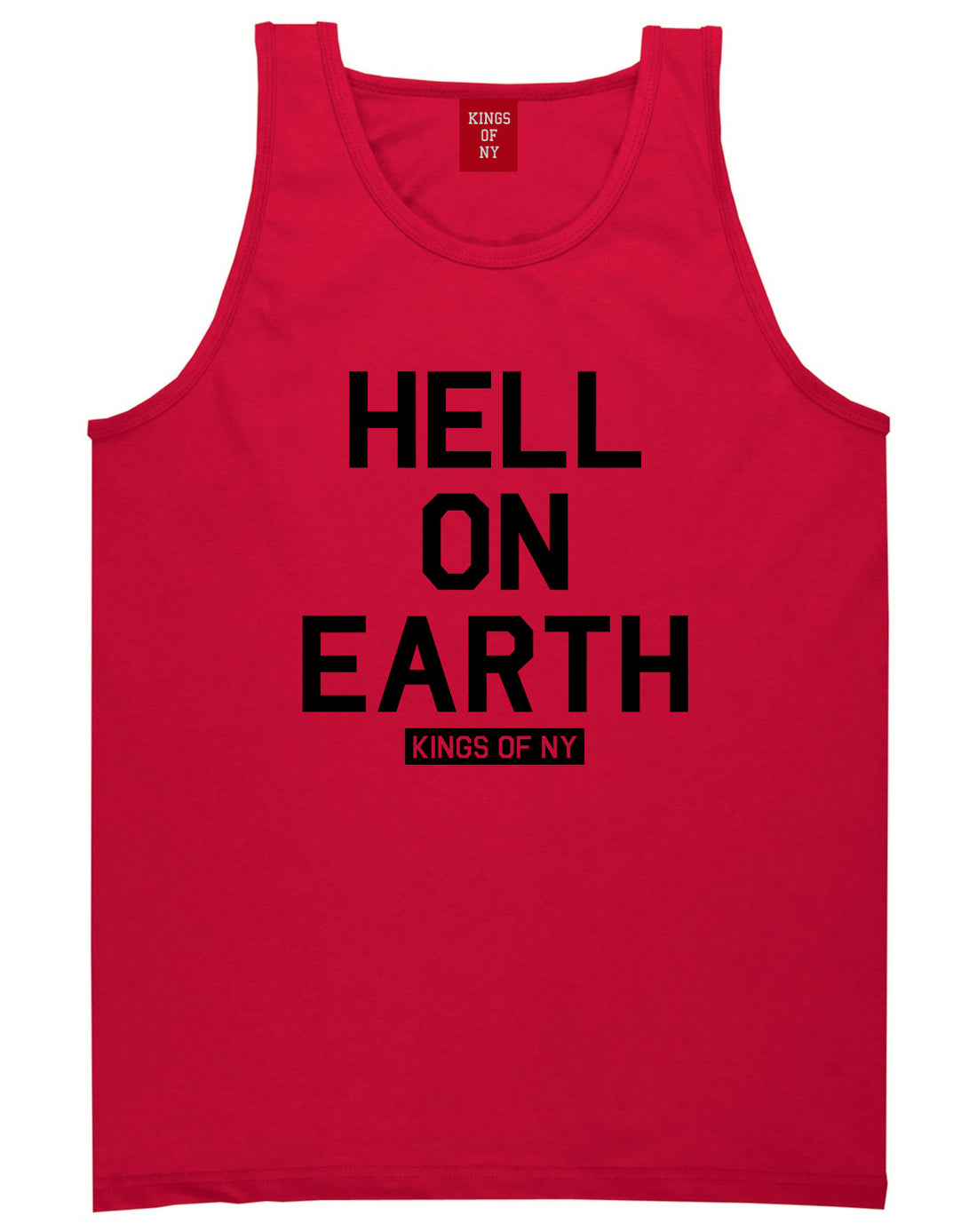 Hell On Earth Mobb Mens Tank Top Shirt Red