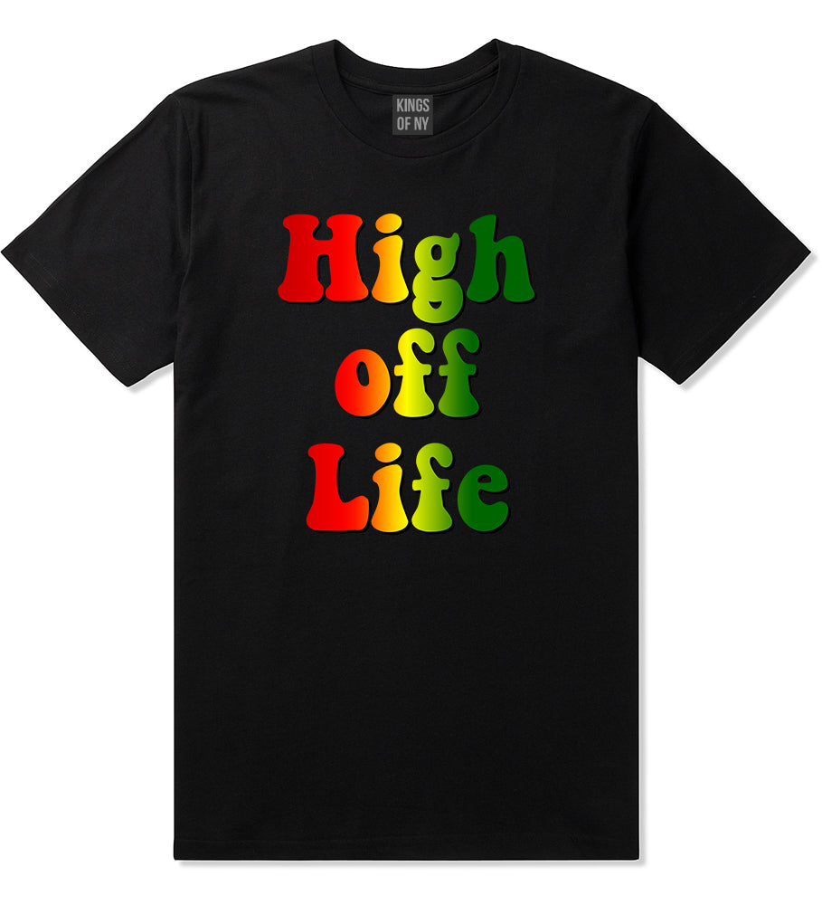 High Off Life Mens T-Shirt Black by Kings Of NY
