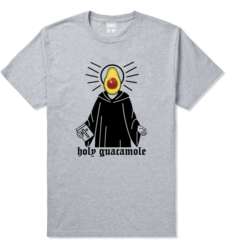 Holy Guacamole Funny Mens T Shirt Grey