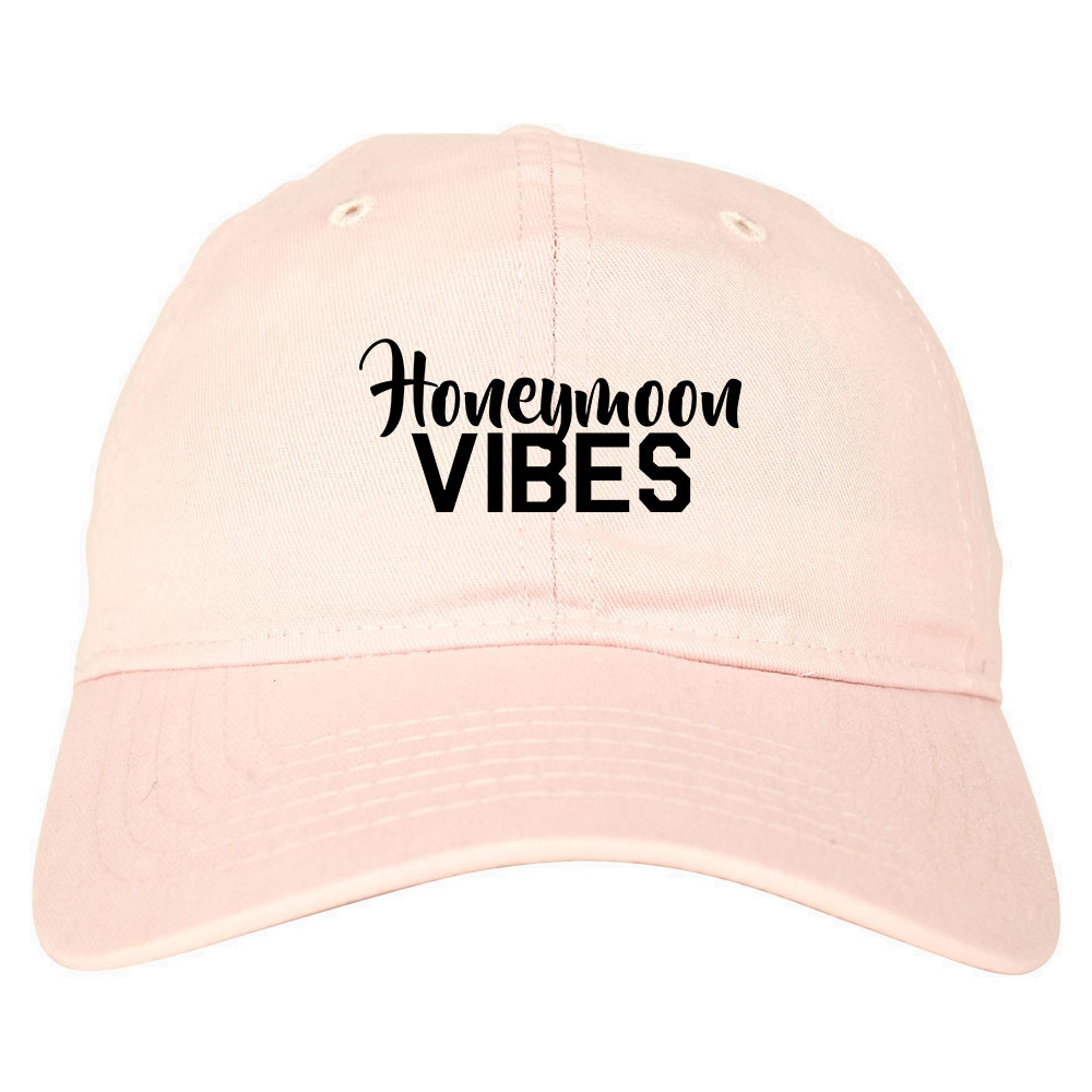 Honeymoon_Vibes_Wedding Pink Dad Hat