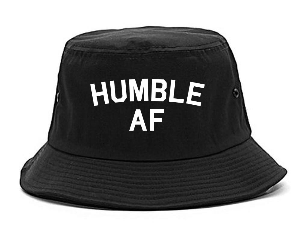 Humble AF Funny Mens Snapback Hat Black