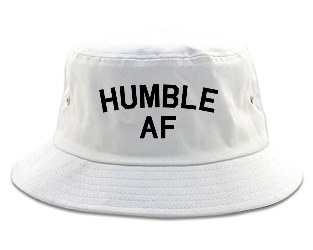 Humble AF Funny Mens Snapback Hat White