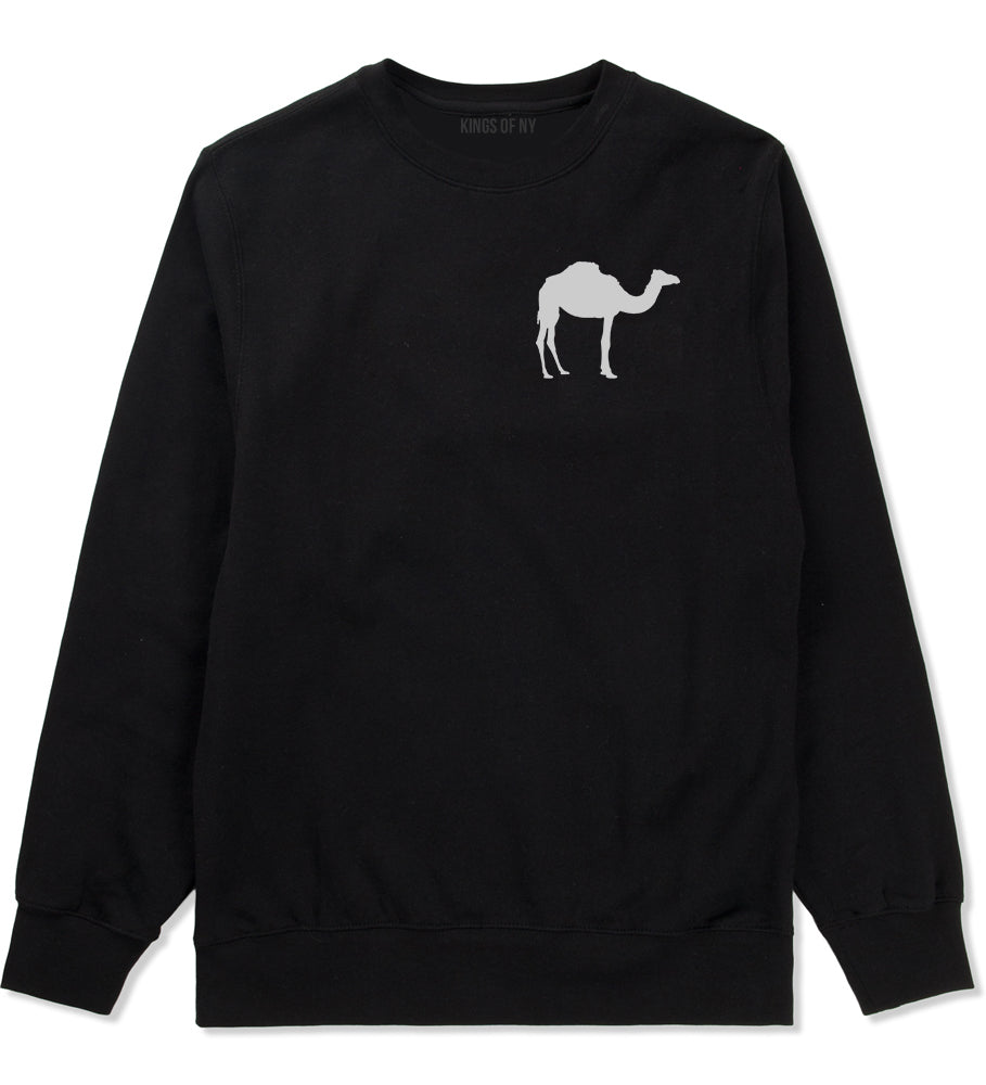 Hump Day Camel Chest Black Crewneck Sweatshirt by Kings Of NY
