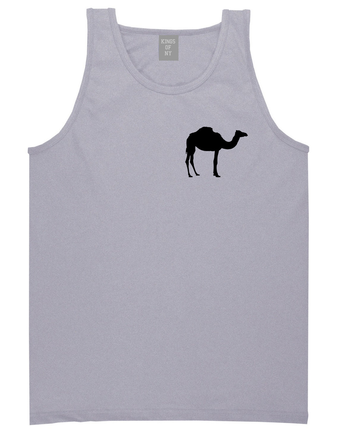 Hump Day Camel Chest Grey Tank Top Shirt by Kings Of NY
